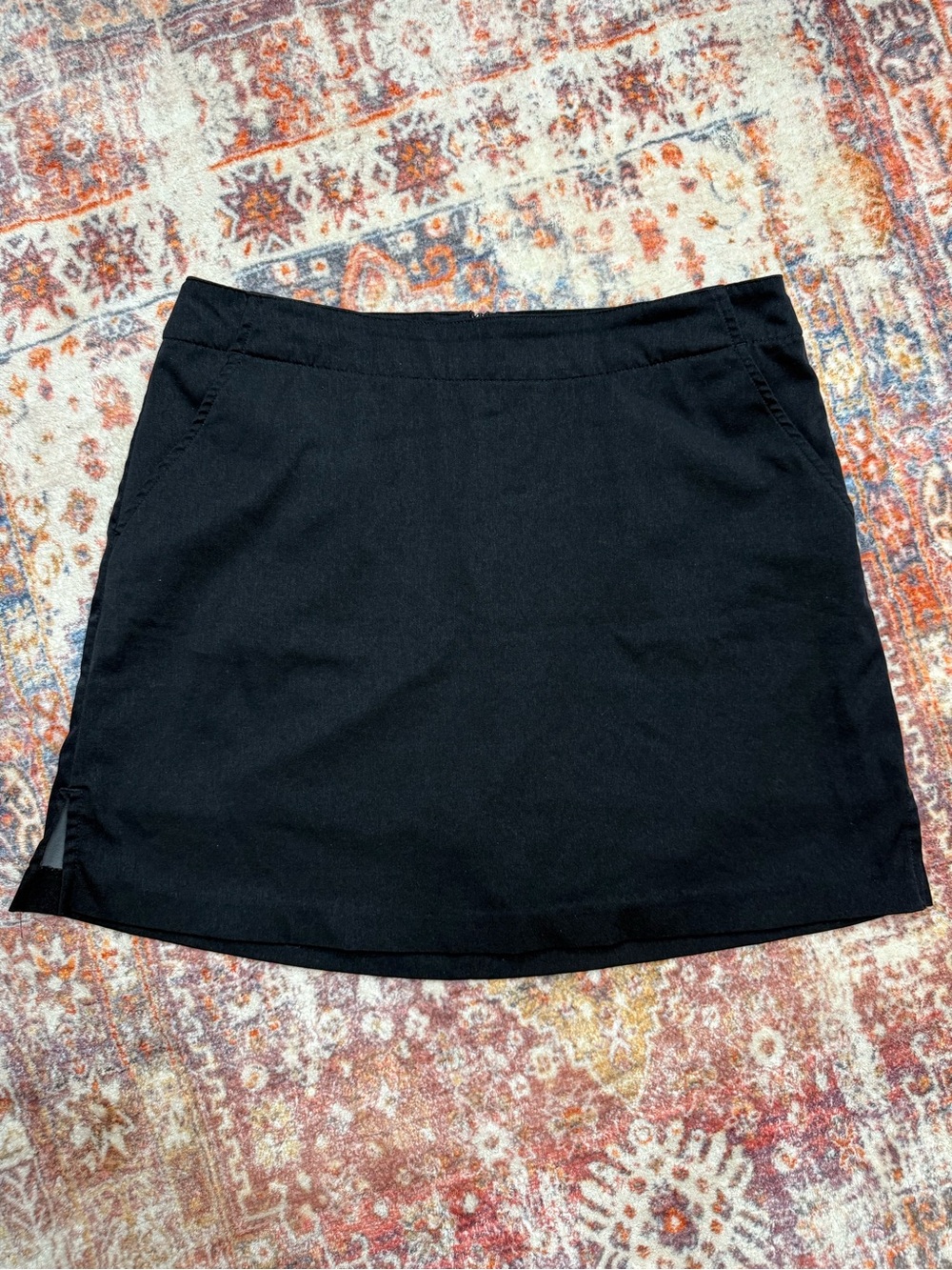 Black Athletic Golf Skort w/ Pockets Built-In Shorts Women’s Medium (No Brand)